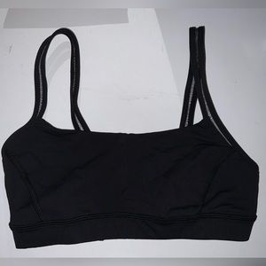 Lululemon Black mesh sports bra size 6